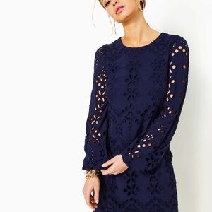 Lilly Pulitzer Navy Long Sleeve Dress